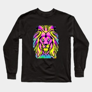 Lion King Psychedelic Long Sleeve T-Shirt